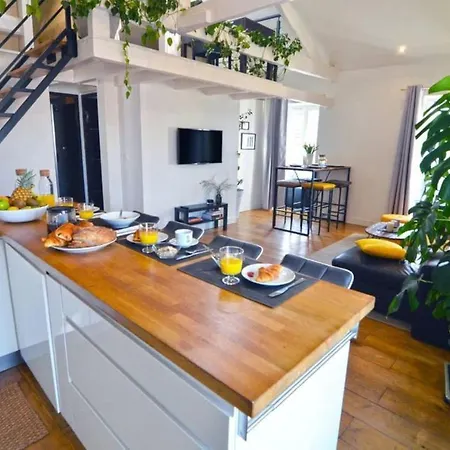 شقة Duplex Elegant & Moderne - 3 - Rooftop Terrasse & Jacuzzi- Chelitz بياريتز