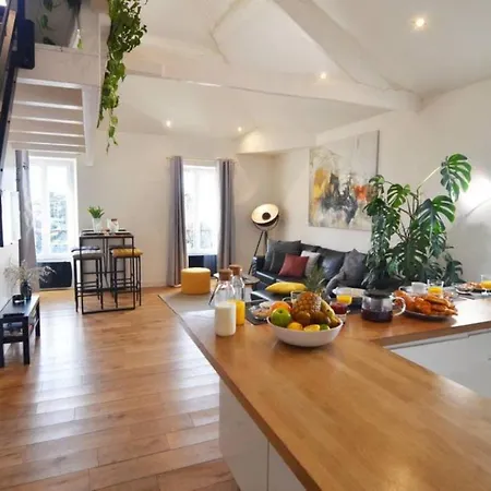 Duplex Elegant & Moderne - 3 - Rooftop Terrasse & Jacuzzi- Chelitz شقة بياريتز