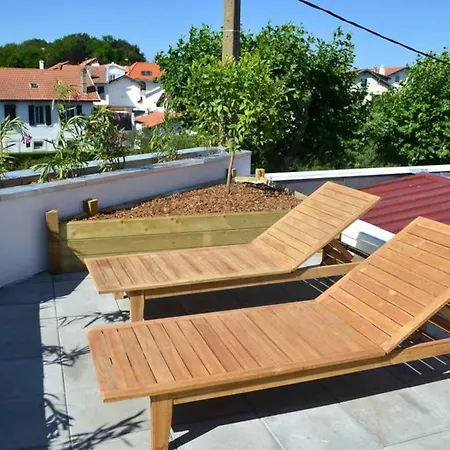 شقة Duplex Elegant & Moderne - 3 - Rooftop Terrasse & Jacuzzi- Chelitz بياريتز