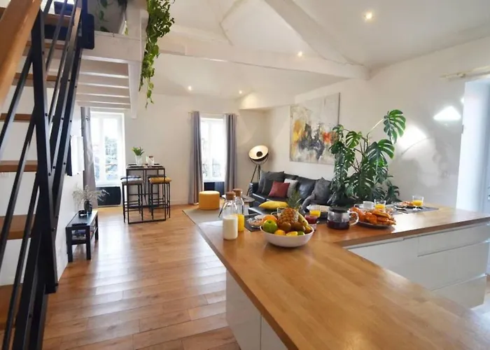 Duplex Elegant & Moderne - 3 - Rooftop Terrasse & Jacuzzi- Chelitz Apartament Biarritz